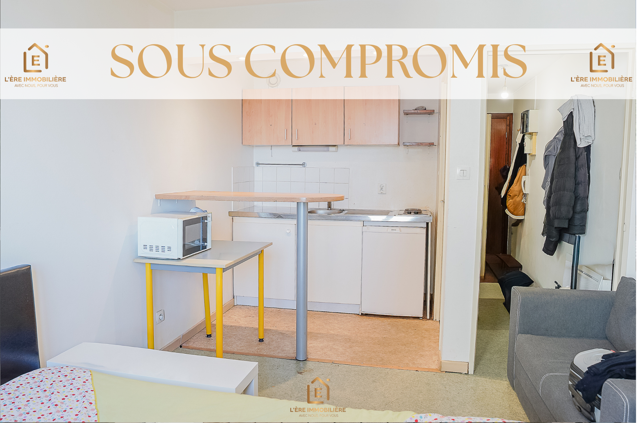 Studio Koengishoffen - Investissement locatif loué